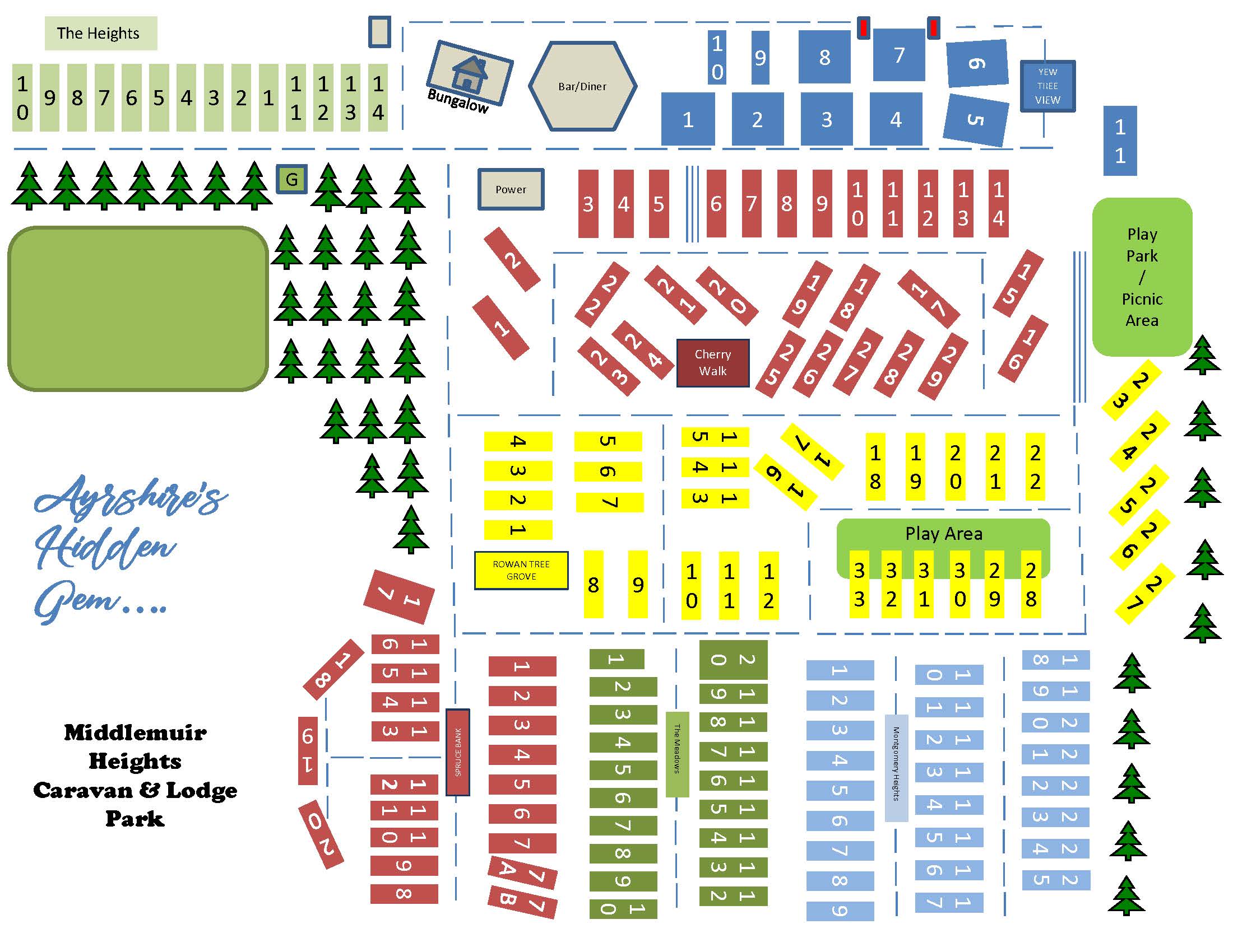 middlemuir-heights-holiday-park-sitemap