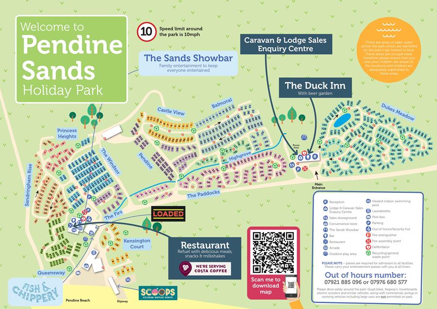 pendine-sands-map