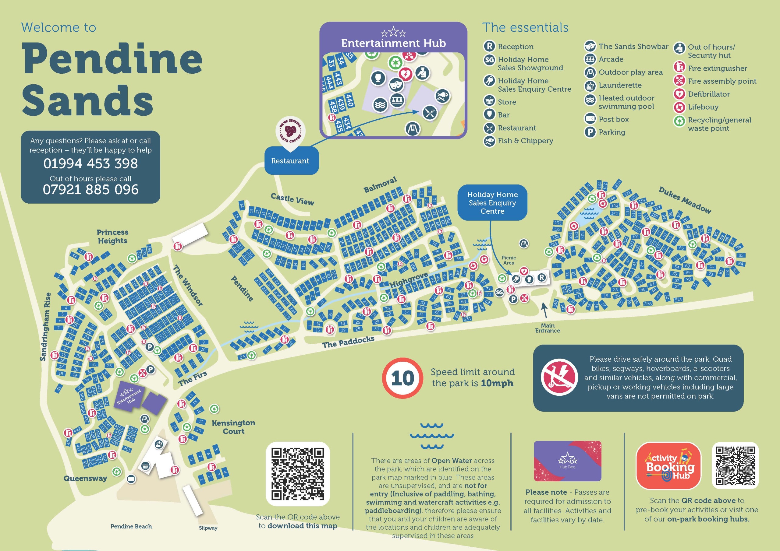 pendine-sands-sitemap