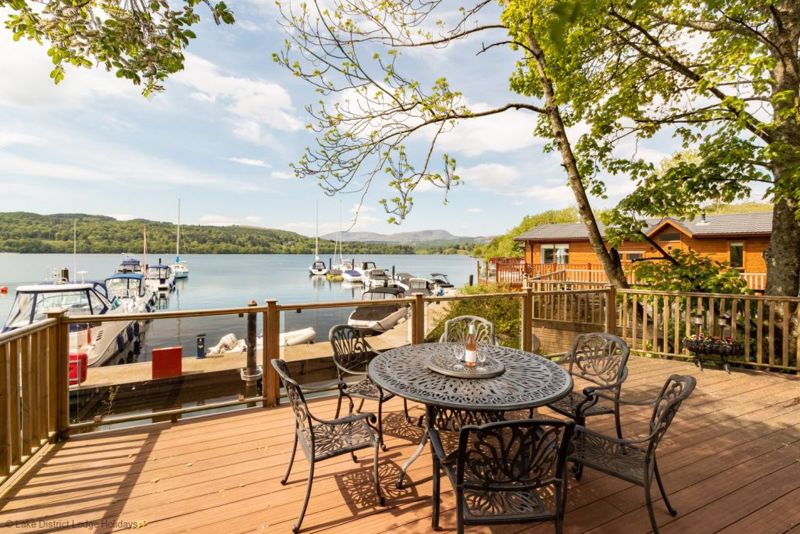 outdoor dining area