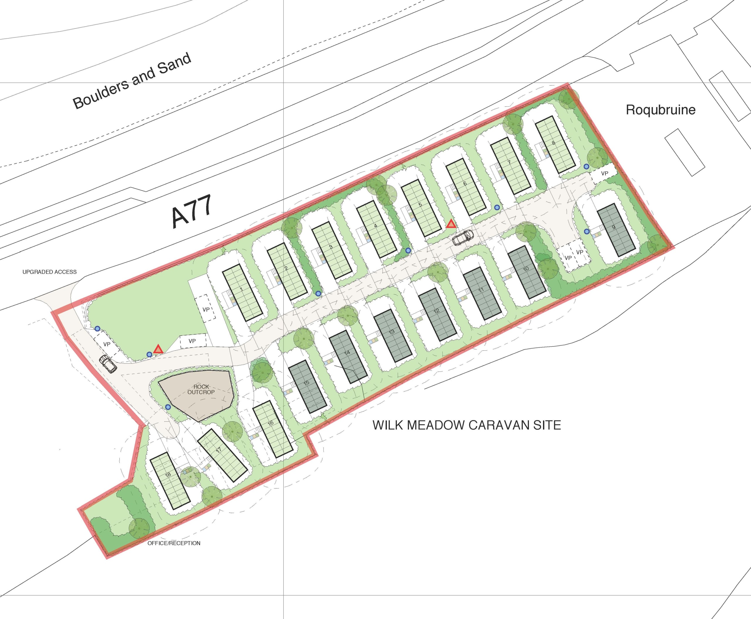 whilk meadow siteplan